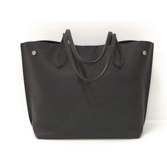 Louis Vuitton LockMe Go Tote Bag Leather Noir Black - Picture 2 of 9